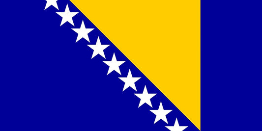 Sticker flag of Bosnia and Herzegovina 5-60cm Weatherproof ES-FL-BNH