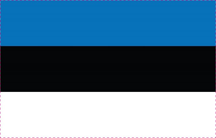 Sticker flag of Estonia 5-60cm Weatherproof ES-FL-EST