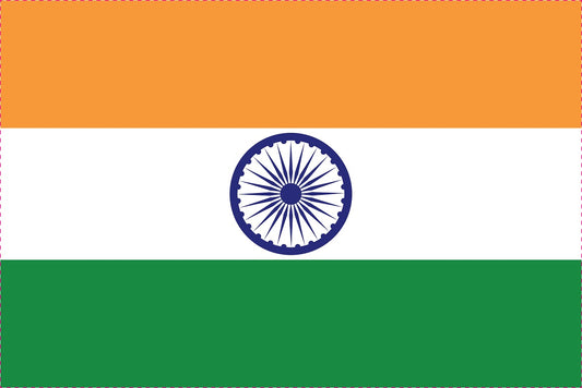 Sticker flag of India 5-60cm Weatherproof ES-FL-INI