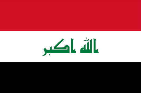 Sticker flag of Iraq 5-60cm Weatherproof ES-FL-IRK-neu