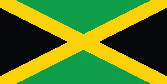 Sticker flag of Jamaica 5-60cm Weatherproof ES-FL-JAM