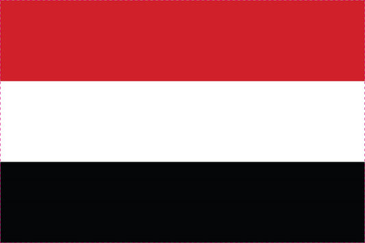 Sticker flag of Yemen 5-60cm Weatherproof ES-FL-JEM