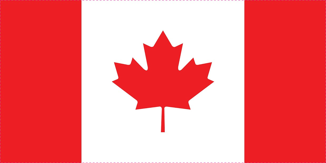 Sticker flag of Canada 5-60cm Weatherproof ES-FL-KAN