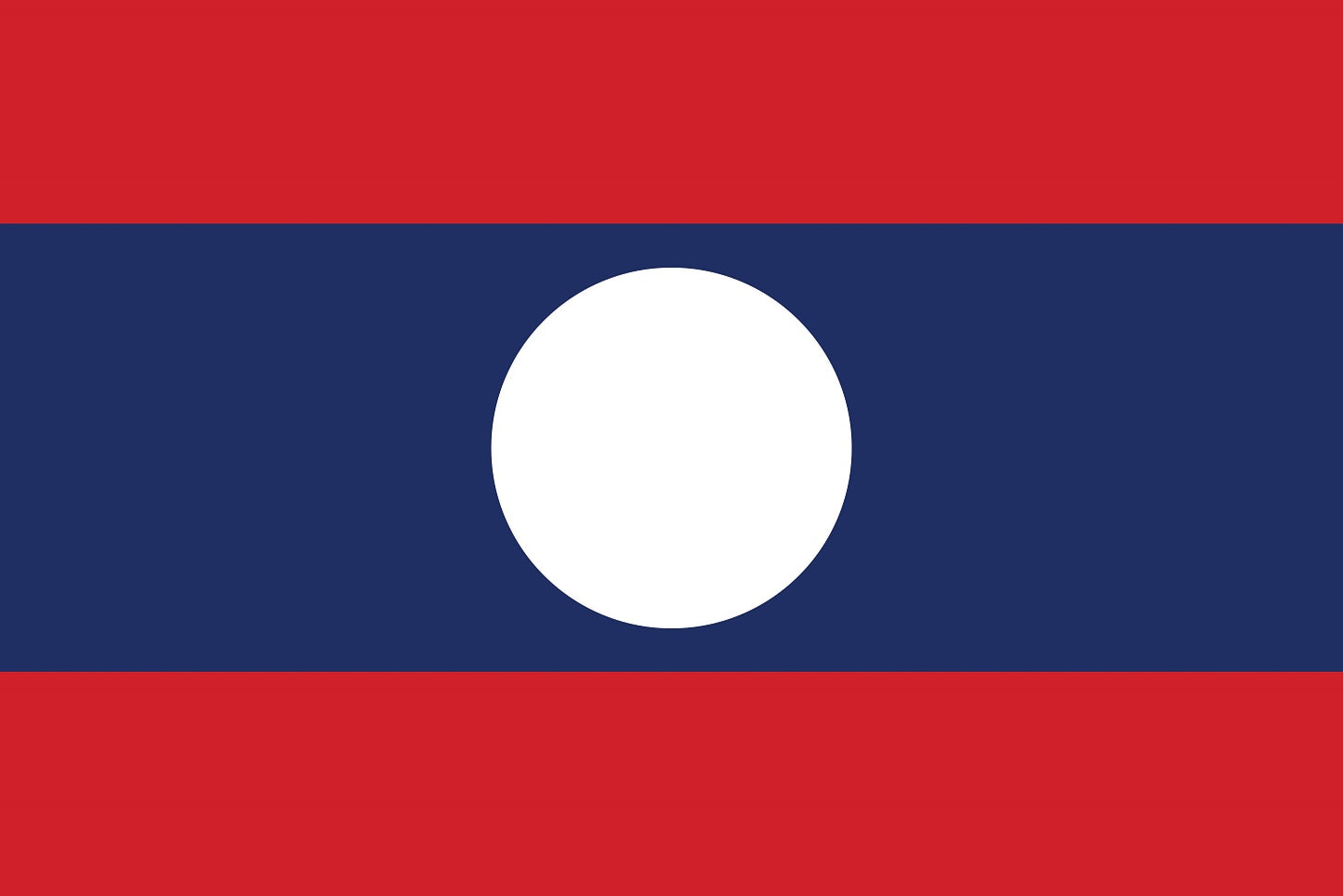 Sticker flag of Laos 5-60cm Weatherproof ES-FL-LAO