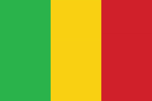 Sticker flag of Mali 5-60cm Weatherproof ES-FL-MAL