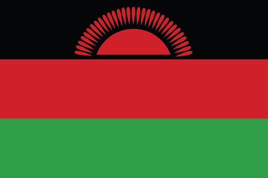 Sticker flag of Malawi 5-60cm Weatherproof ES-FL-MLW