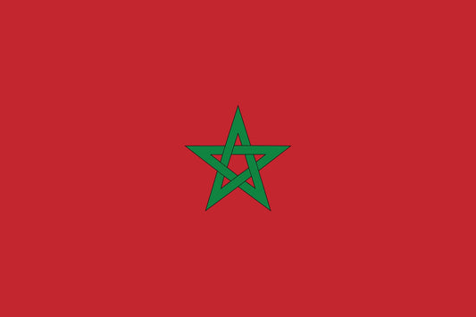 Sticker flag of Morocco 5-60cm Weatherproof ES-FL-MRK