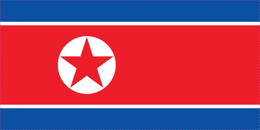 Sticker flag of North Korea 5-60cm Weatherproof ES-FL-NKO