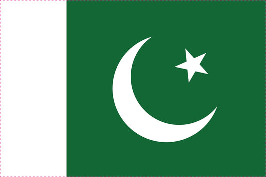 Sticker flag of Pakistan 5-60cm Weatherproof ES-FL-PAK