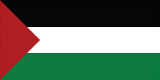 Sticker flag of Palestine 5-60cm Weatherproof ES-FL-PAL2