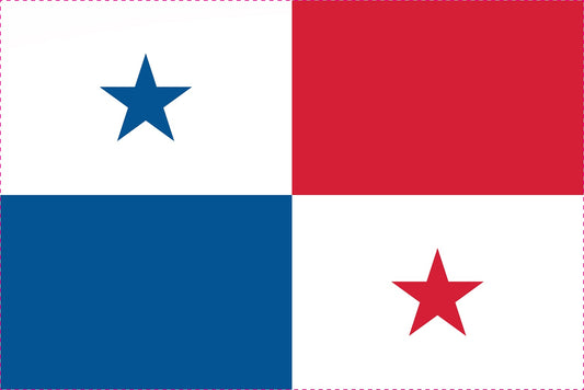 Sticker flag of Panama 5-60cm Weatherproof ES-FL-PAN