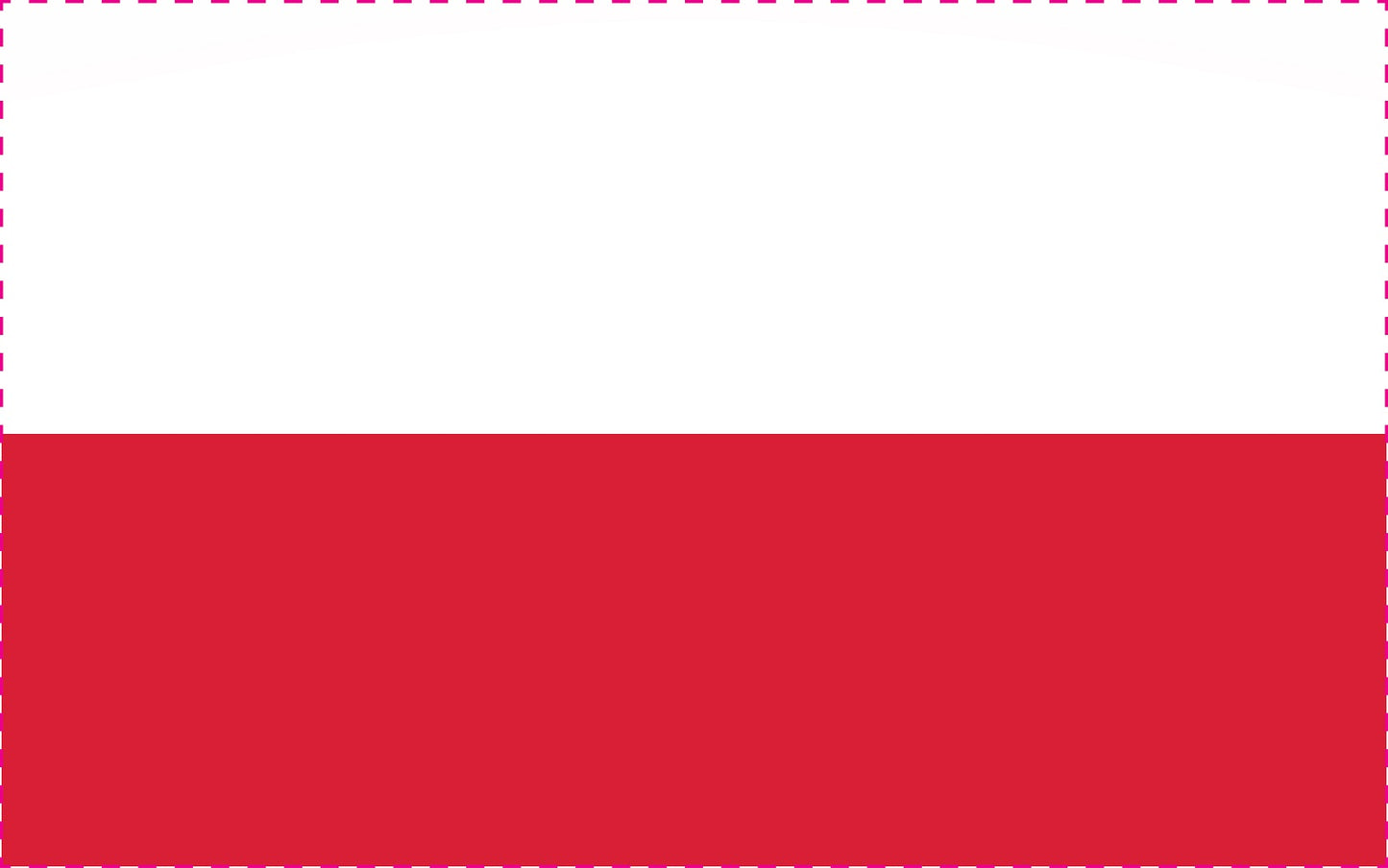 Sticker flag of Poland 5-60cm Weatherproof ES-FL-POL