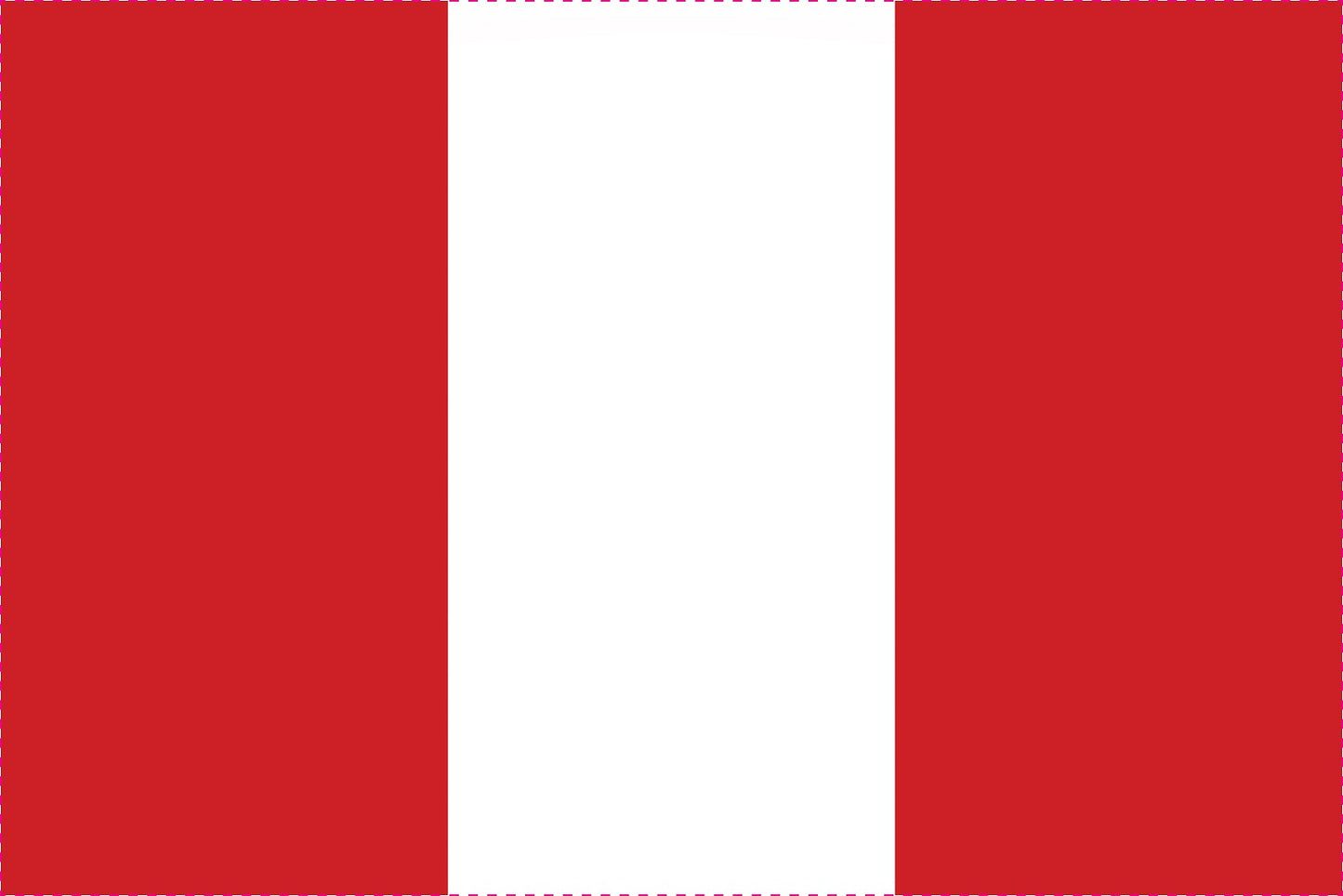 Sticker flag of Peru 5-60cm Weatherproof ES-FL-PRU