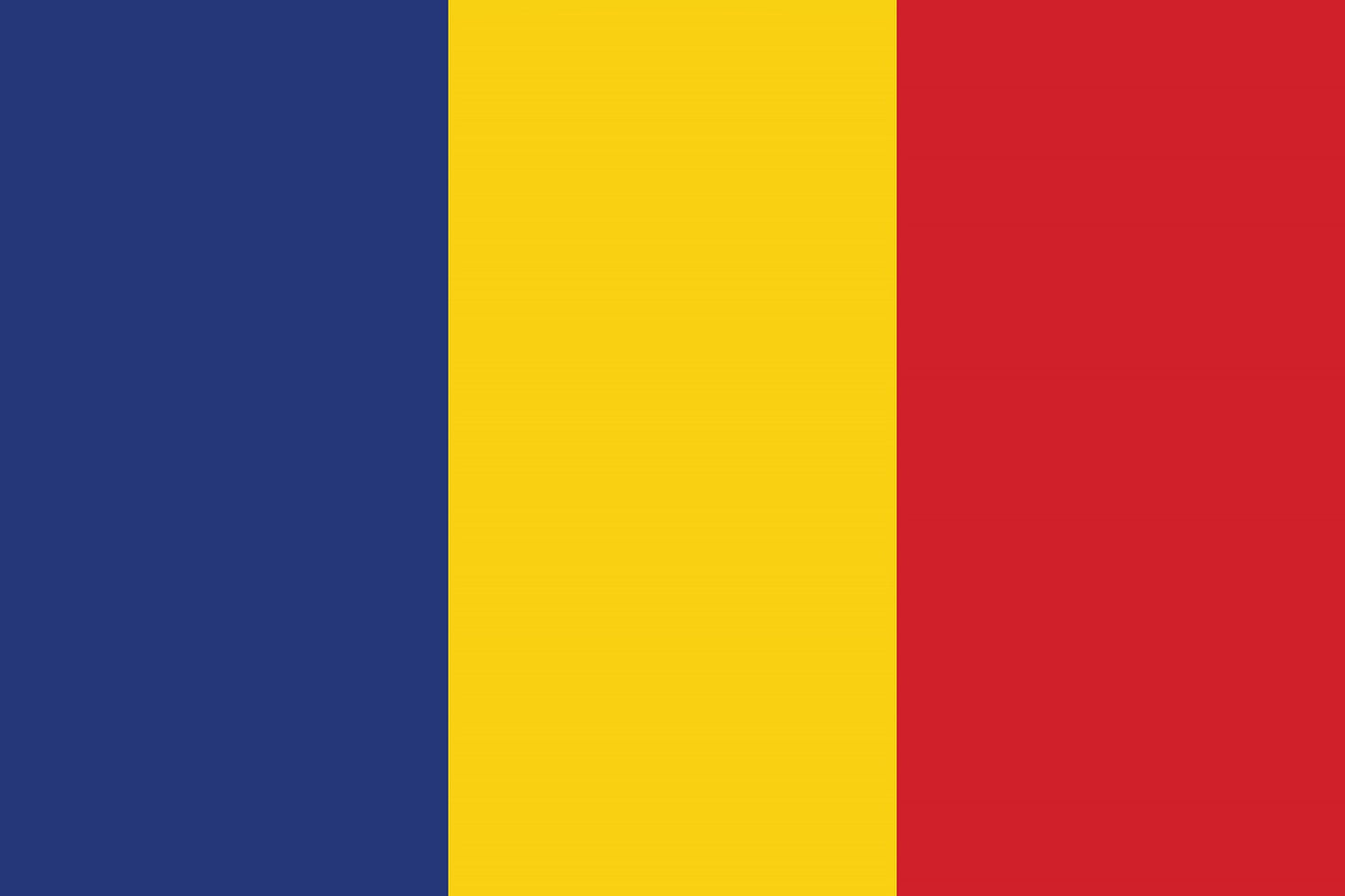 Sticker flag of Romania 5-60cm Weatherproof ES-FL-RUM