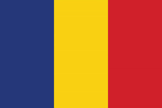 Sticker flag of Romania 5-60cm Weatherproof ES-FL-RUM