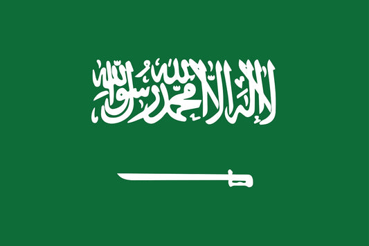 Sticker flag of Saudi Arabia 5-60cm Weatherproof ES-FL-SAU