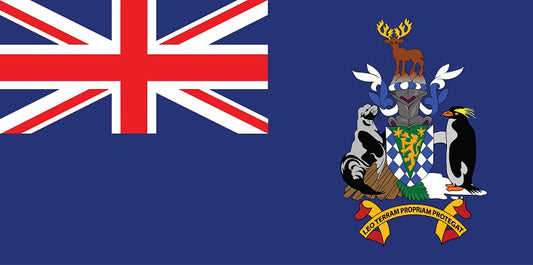 Sticker flag of South Georgia 5-60cm Weatherproof ES-FL-SDS