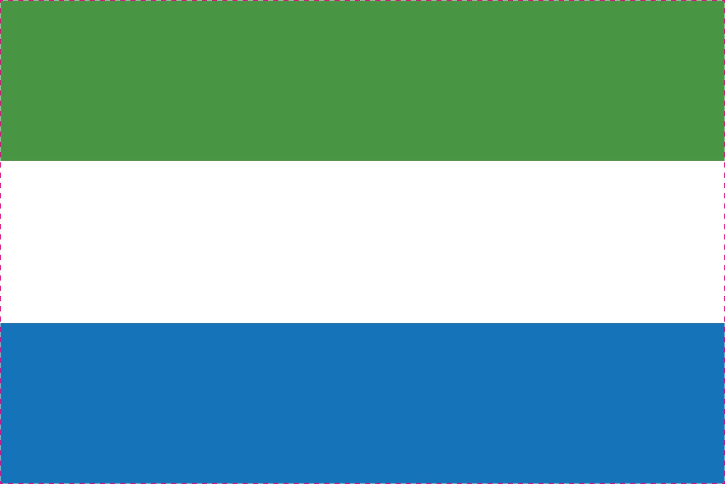 Sticker flag of Sierra Leone 5-60cm Weatherproof ES-FL-SIE