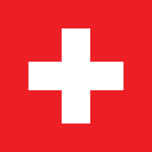 Sticker flag of Switzerland 5-60cm Weatherproof ES-FL-SWZ