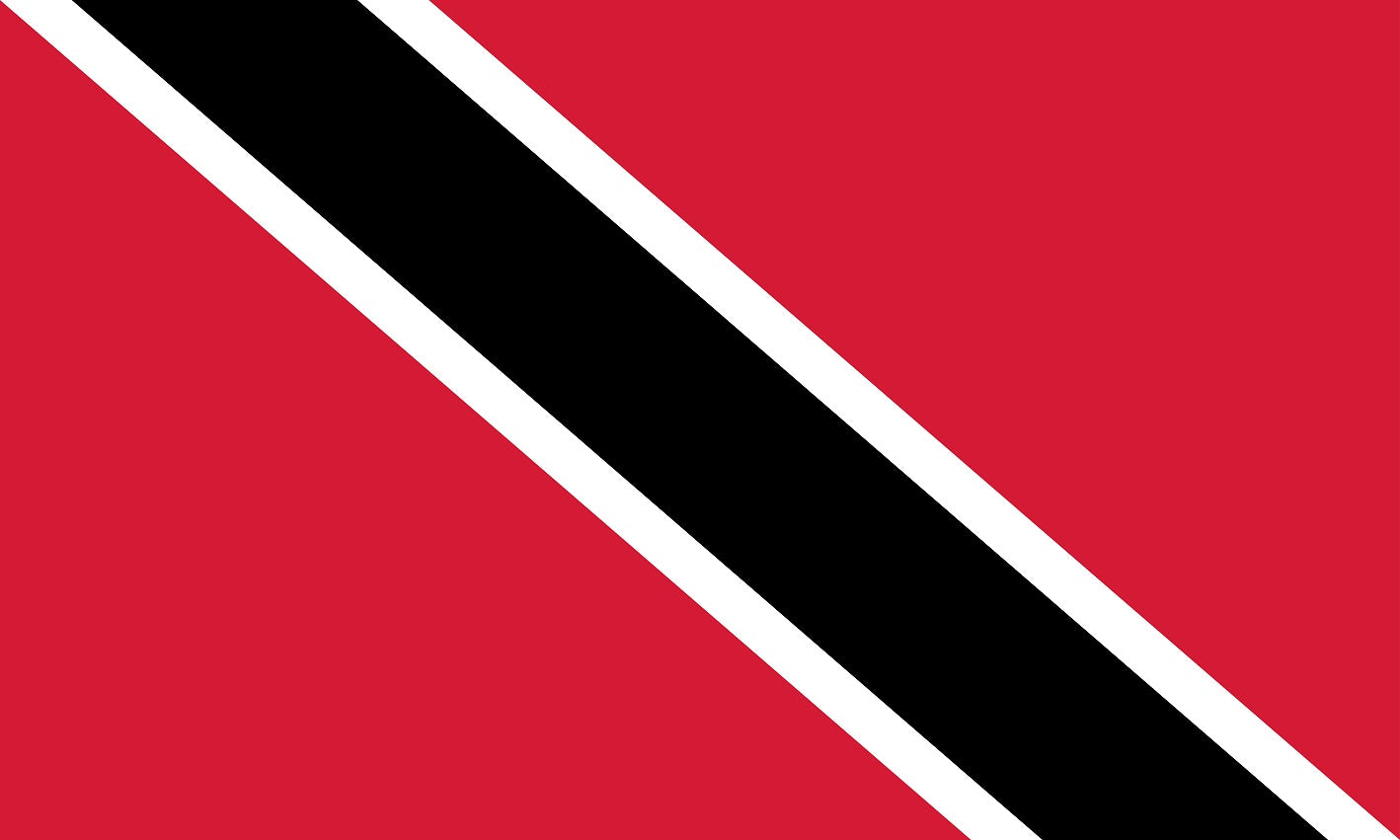 Sticker flag of Trinidad and Tobago 5-60cm Weatherproof ES-FL-TNT