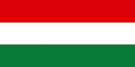 Sticker flag of Hungary 5-60cm Weatherproof ES-FL-UNG