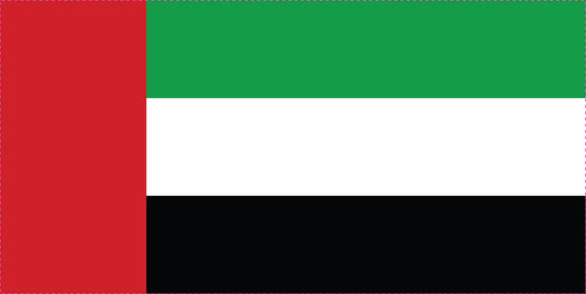 Sticker flag of United Arab Emirates 5-60cm Weatherproof ES-FL-VAE