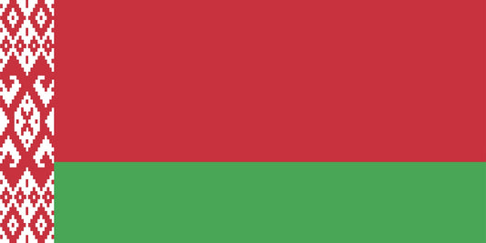 Sticker flag of Belarus 5-60cm Weatherproof ES-FL-WEI