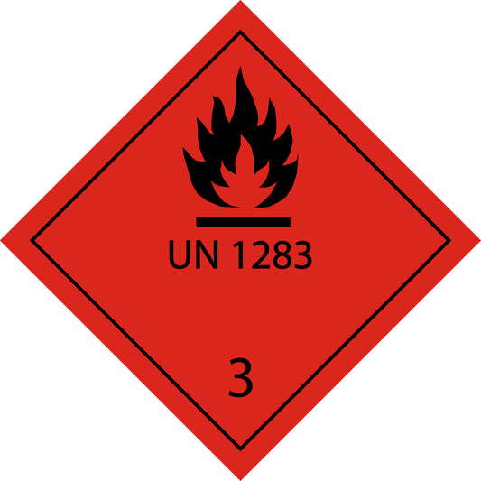 100 Dangerous Goods Labels "LH-GG-03-05" 5x5cm or 10x10 cm made of paper or plastic LH-GG-03-05