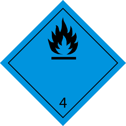 100 Dangerous Goods Labels "LH-GG-04-05" 5x5cm or 10x10 cm made of paper or plastic LH-GG-04-05