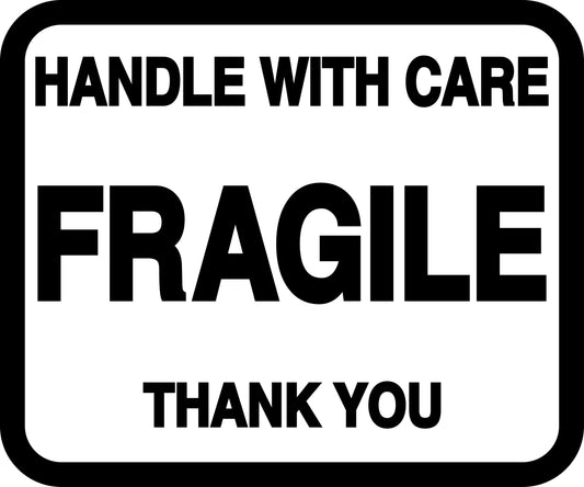 Fragile - Fragile sticker "Handle with care Fragile Thank You" LH-FRAGILE-H-10000-88-0