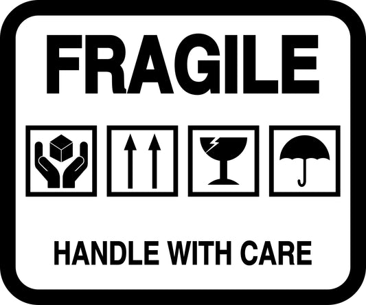 Fragile - Fragile sticker "Fragile  Handle with care" LH-FRAGILE-H-10200-88-0