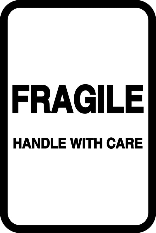 Fragile - Fragile sticker "Handle with care Fragile Thank You" LH-FRAGILE-V-10500-0-88