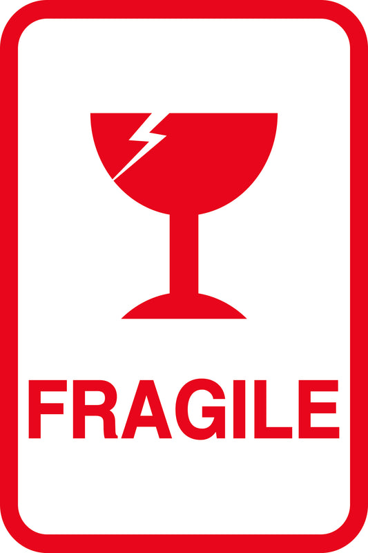 Fragile - Fragile sticker "Fragile" LH-FRAGILE-V-11000-14-0