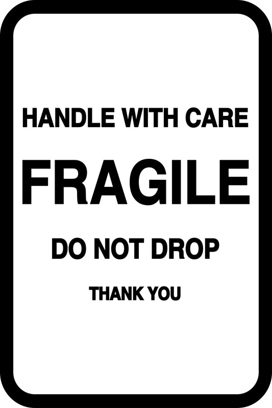 Fragile - Fragile sticker "Handle with care Do not drop Thank You" LH-FRAGILE-V-11100-88-0