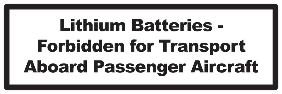 Lithium sticker 3 cm - 20 cm wide LH-LITHIUM2000