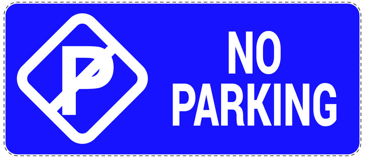 No parking Sticker "No parking" LH-NPRK-1230-44