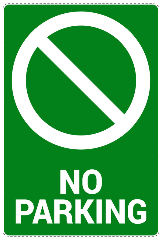 No parking Sticker "No parking " LH-NPRK-2120-54