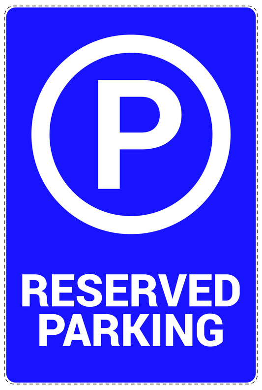 No parking Sticker "Reserved parking" LH-NPRK-2340-44