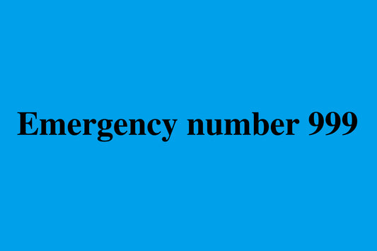 1000 stickers office organization "Emergency number 999" made of paper LH-OFFICE2100-PA