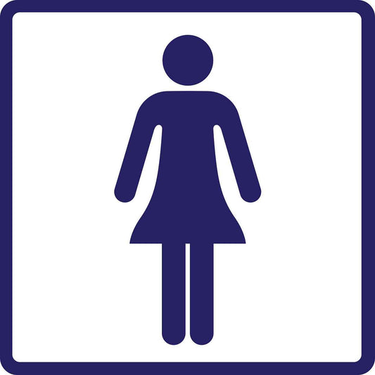 Building sticker pictograms "Ladies toilet" 5-30 cm LH-PIKTO1000-44