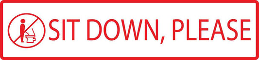 Building sticker pictograms "Sitdown, please" 5-30 cm LH-PIKTO1340-14