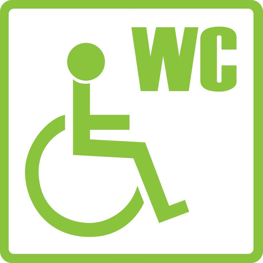 Building sticker pictograms "Wheel chair" 5-30 cm LH-PIKTO1400-67