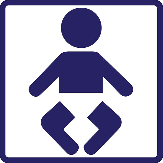 Building sticker pictograms "Baby diaper" 5-30 cm LH-PIKTO1500-44