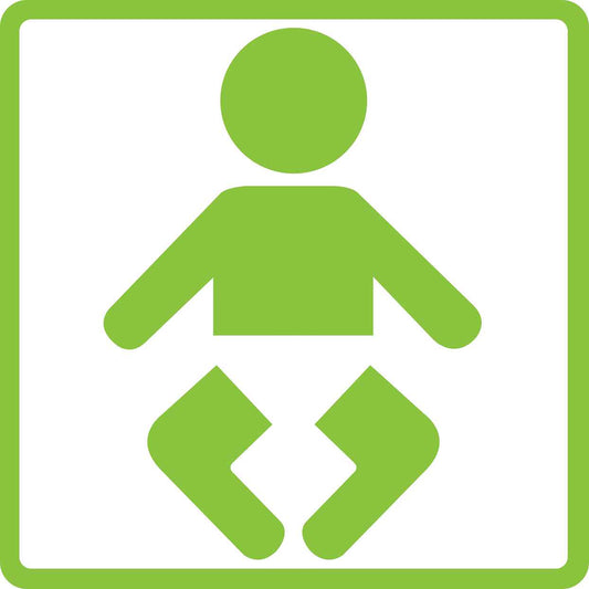 Building sticker pictograms "Baby diaper" 5-30 cm LH-PIKTO1500-67