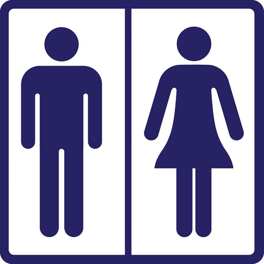 Building sticker pictograms "Unisex toilet" 5-30 cm LH-PIKTO1600-44