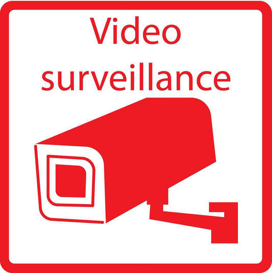 Building sticker pictograms "Video Surveillance" 5-30 cm LH-PIKTO2200-14