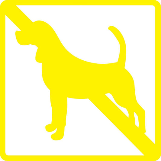 Building sticker pictograms "Dogs not allowed" 5-30 cm LH-PIKTO3000-3