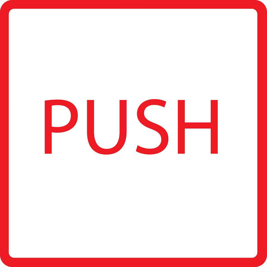 Building sticker pictograms "Push" 5-30 cm LH-PIKTO4330-14