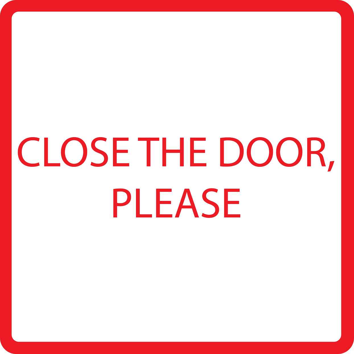 Building sticker pictograms "Close the door, please" 5-30 cm LH-PIKTO4390-14