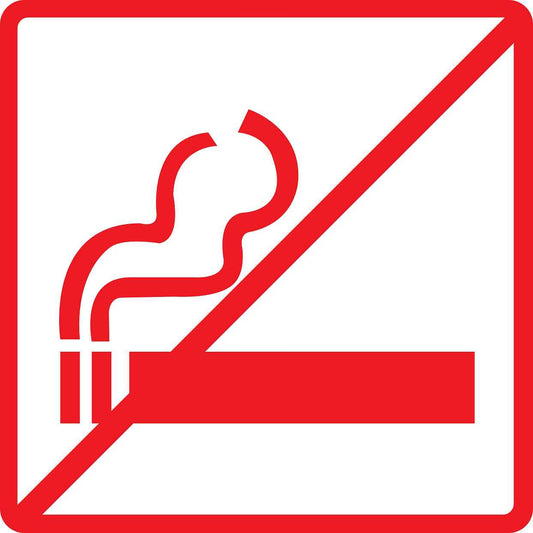 Building sticker pictograms "Smoking not allowed" 5-30 cm LH-PIKTO4410-14